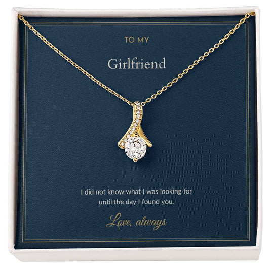 Alluring Beauty necklace, on a keepsake card for Girlfriend (view 2)