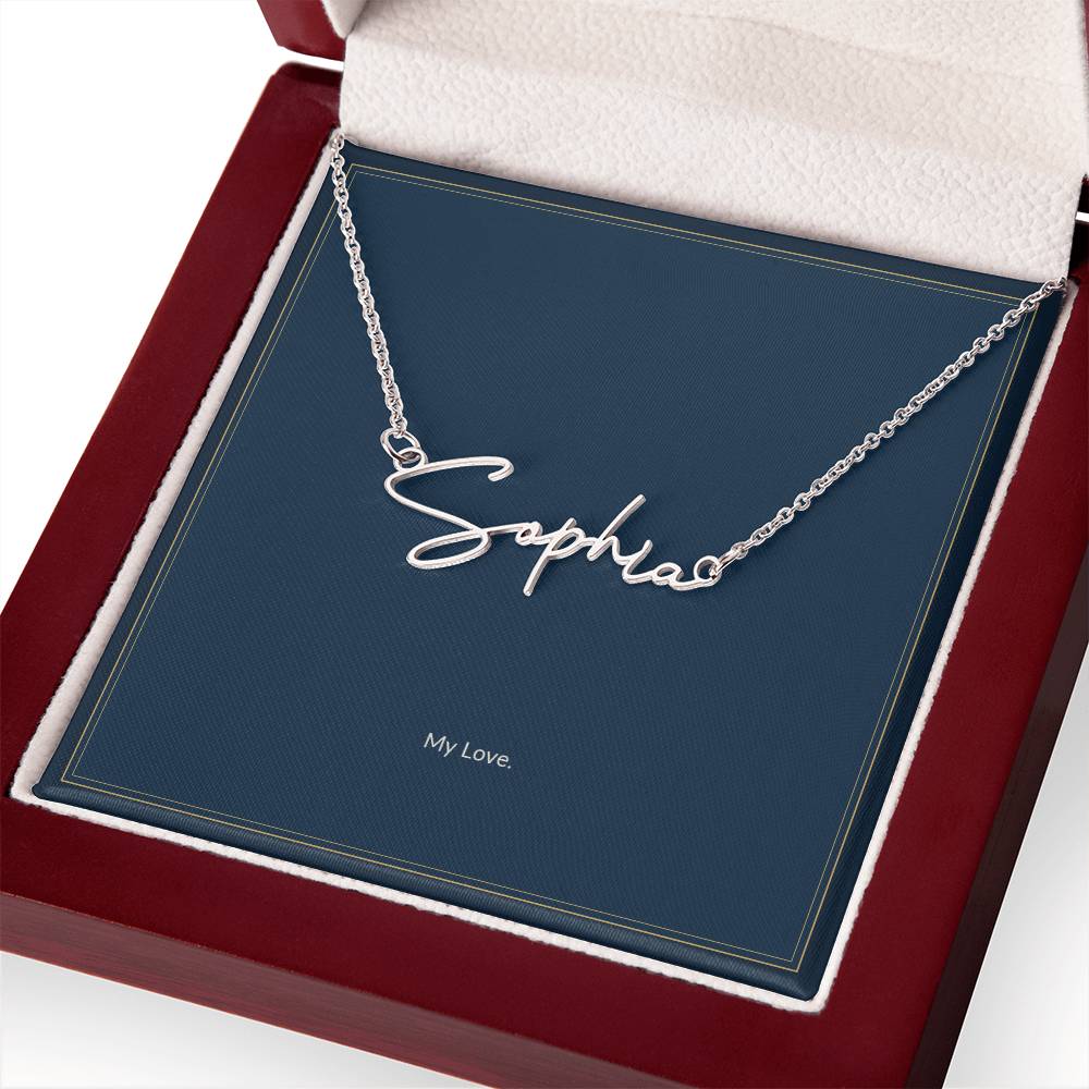 To My Girlfriend Necklace - My Love