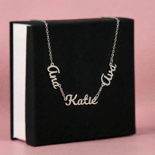 Multiple Name Necklace, view 2