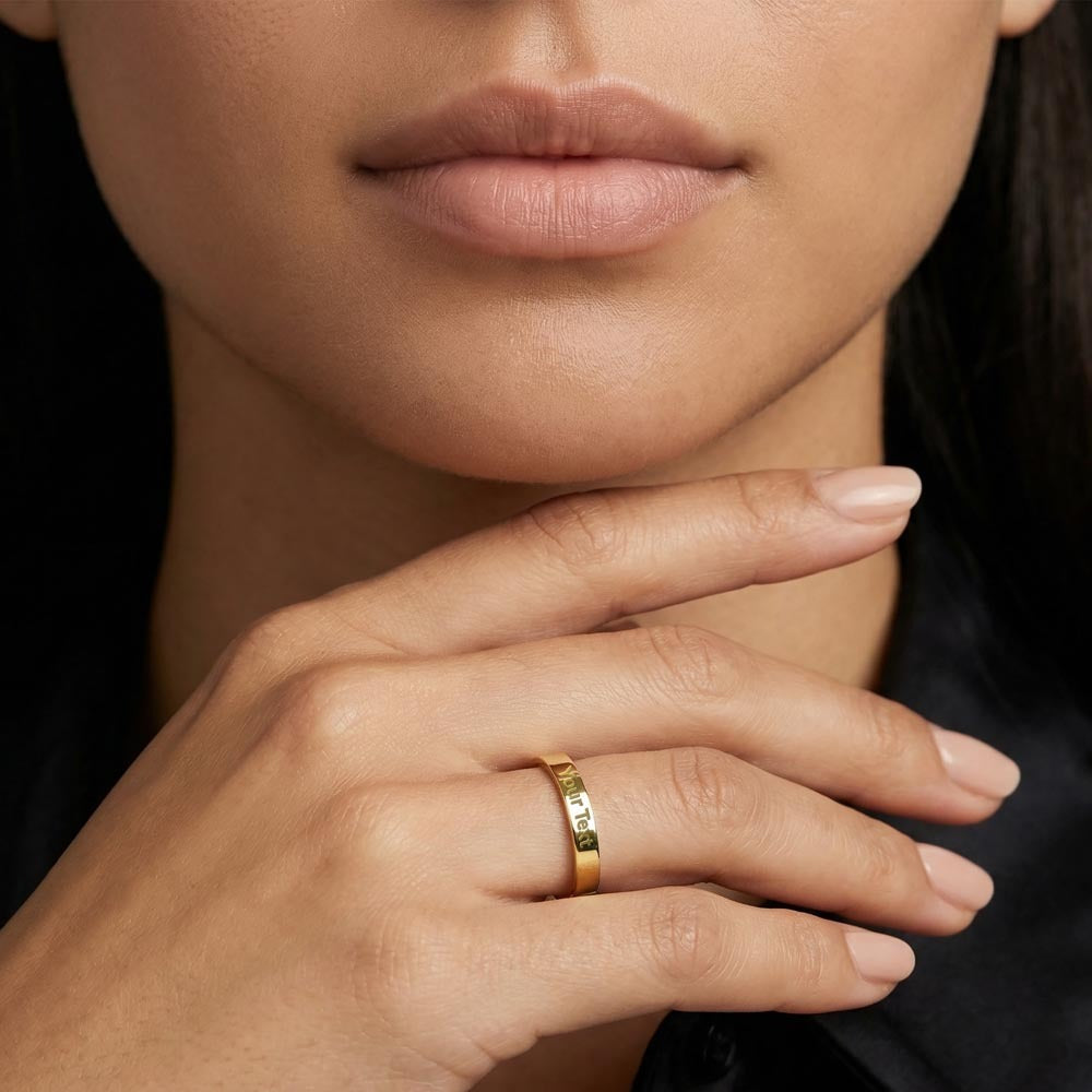 Engraved Women's Ring, view 12