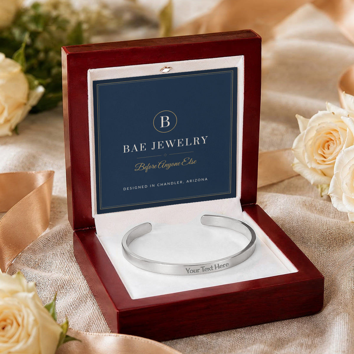 Engraved Cuff Bracelet, view 24