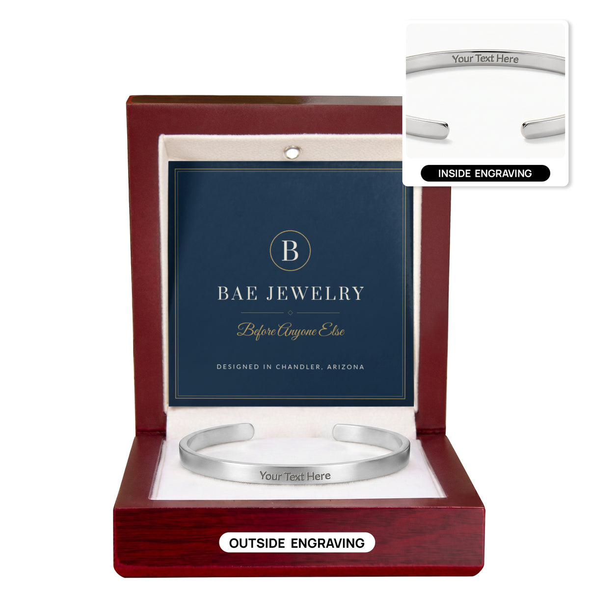 Engraved Cuff Bracelet, view 23