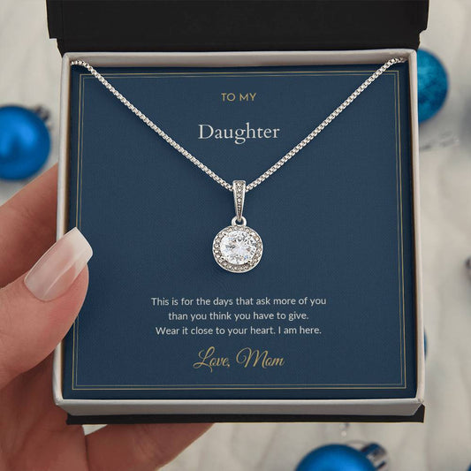 Eternal Hope necklace, on a keepsake card for Daughter (view 2)