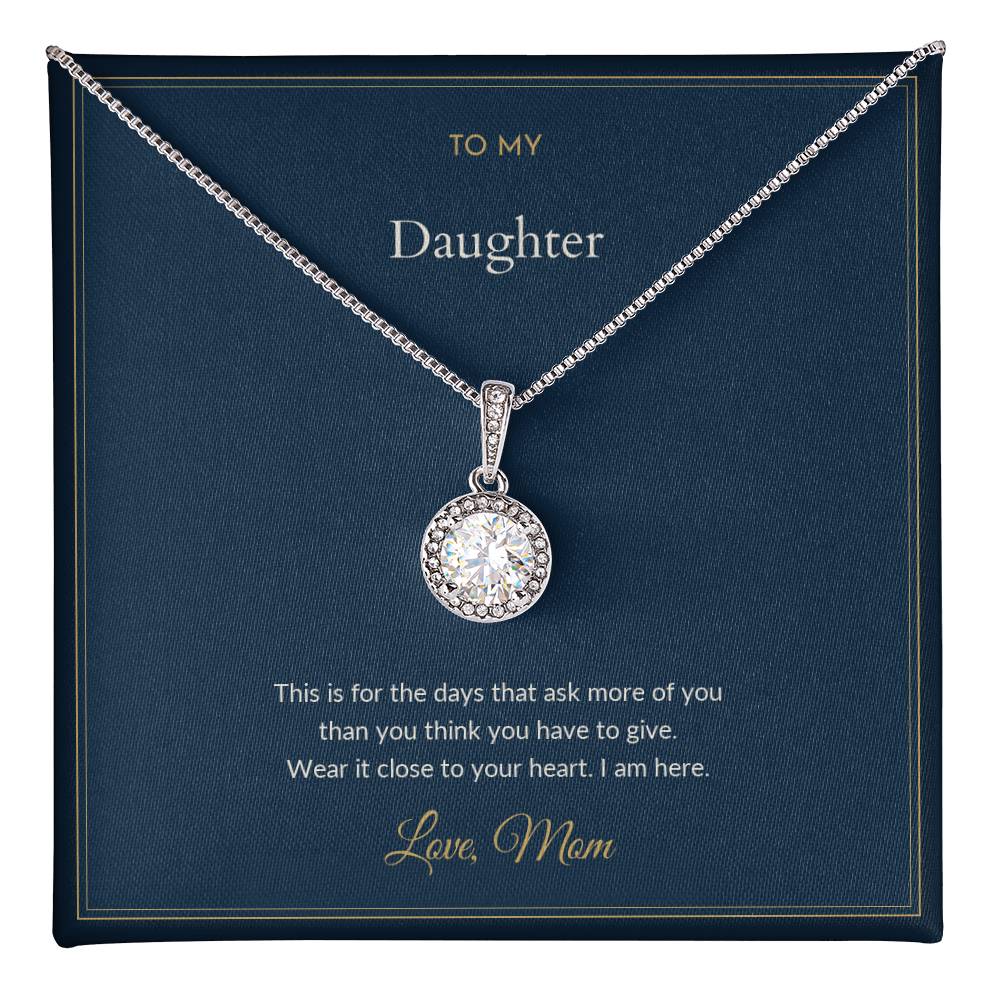 Eternal Hope necklace, on a keepsake card for Daughter (view 1)