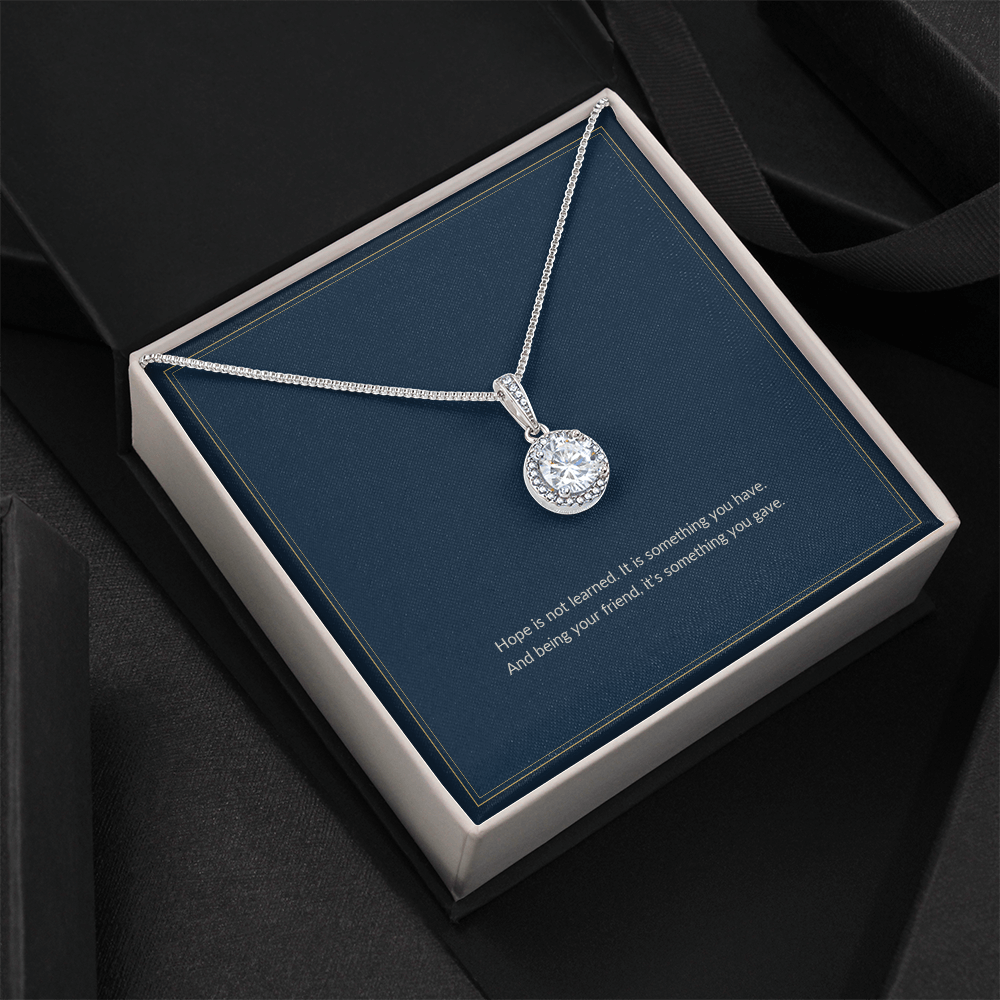Eternal Hope necklace, on a keepsake card for Friend (view 4)