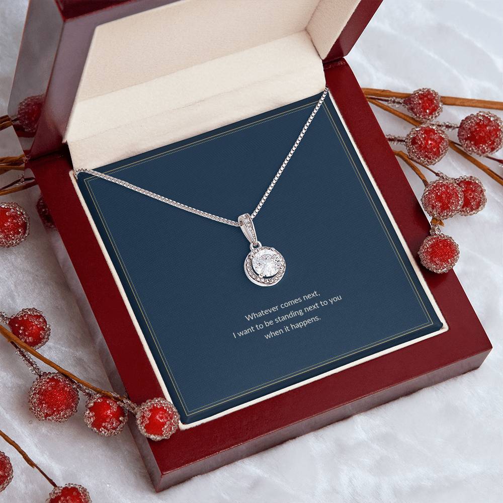 Eternal Hope necklace, on a keepsake card for Girlfriend, in a luxury wooden box (view 3)