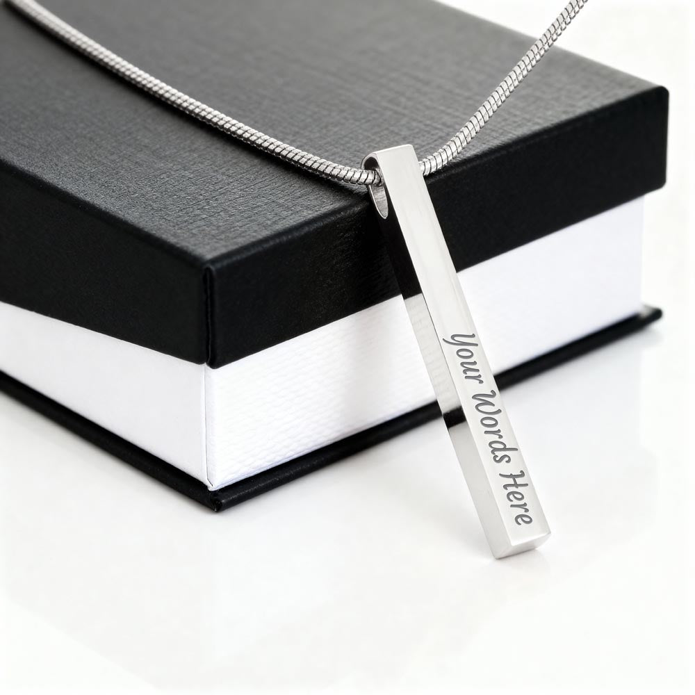 4-Sided Stick Necklace