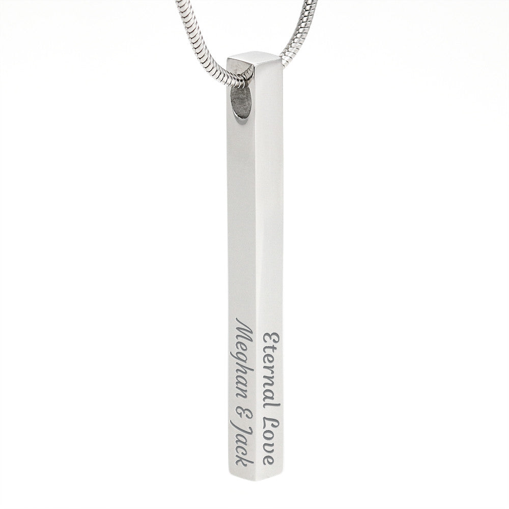 4-Sided Stick Necklace, view 3