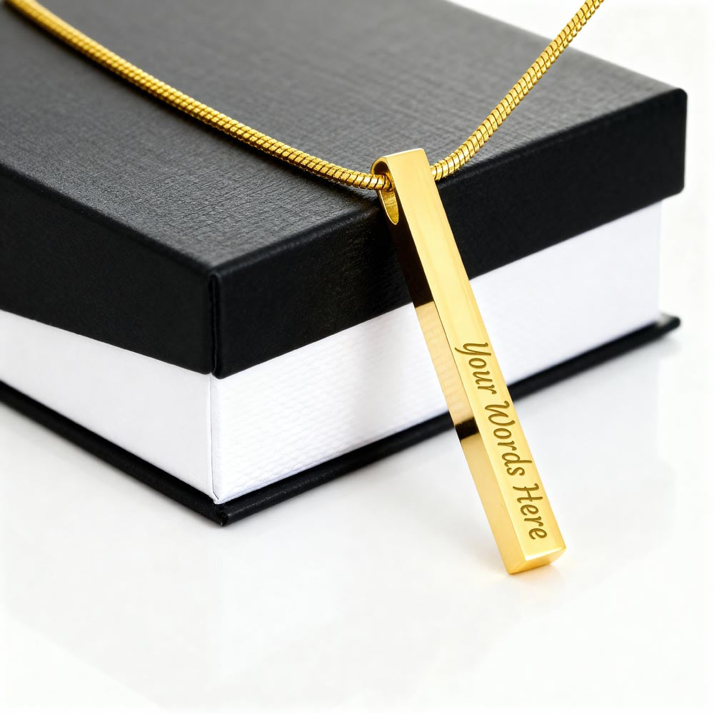 4-Sided Stick Necklace, view 5