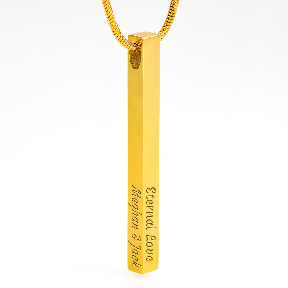 4-Sided Stick Necklace, view 6