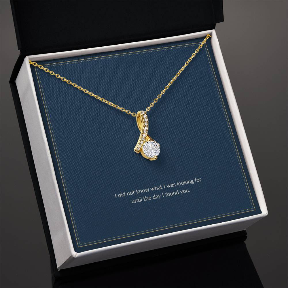Alluring Beauty necklace, on a keepsake card for Girlfriend (view 4)