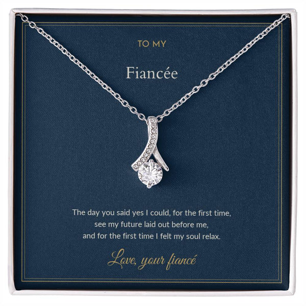 To My Fiancée Necklace - The Day You Said Yes, from Fiancé