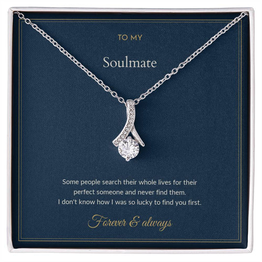 Alluring Beauty necklace, on a keepsake card for Soulmate (view 1)
