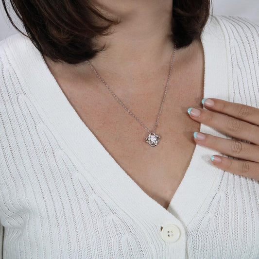 Love Knot Necklace, view 2