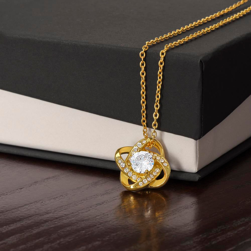Love Knot Necklace, view 3