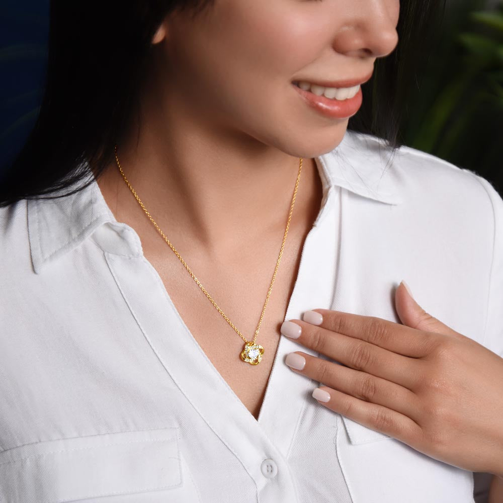 Love Knot Necklace, view 4