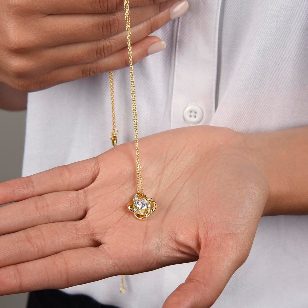 Love Knot Necklace, view 5