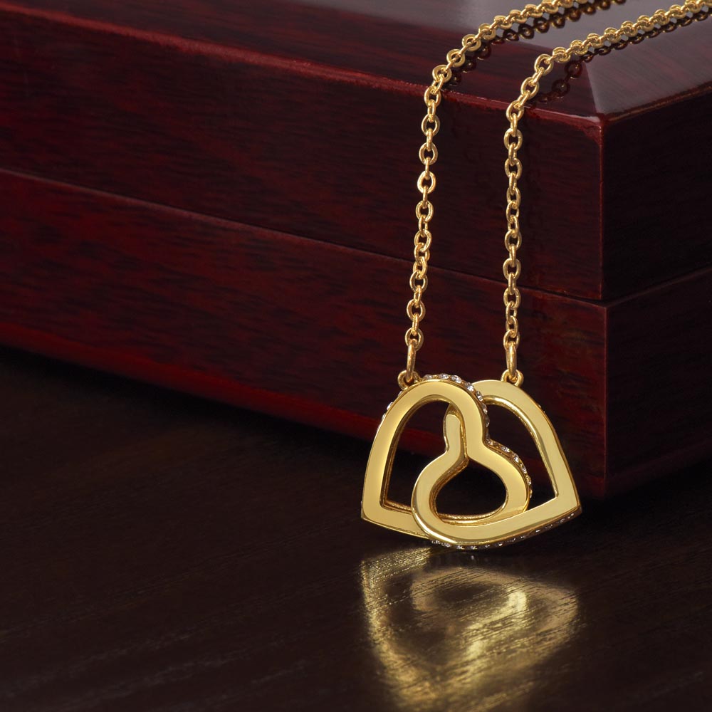 Interlocking Hearts Necklace, view 6