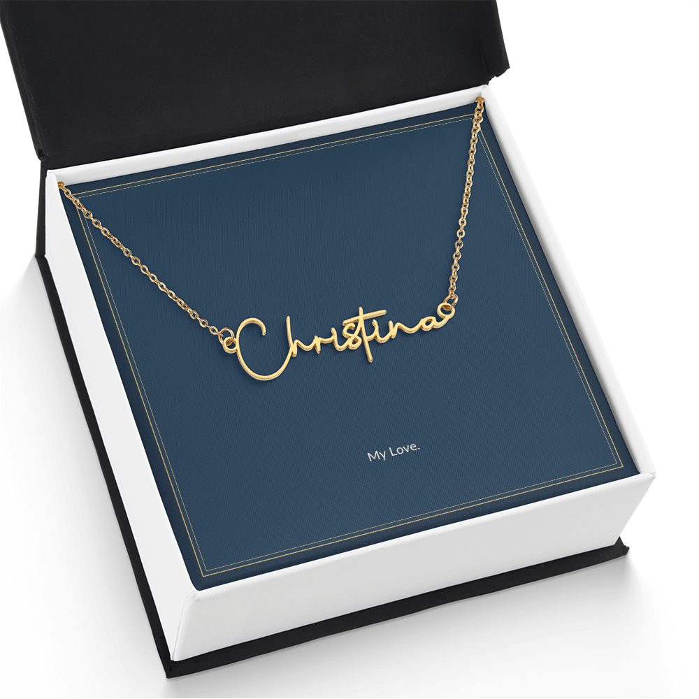 To My Girlfriend Necklace - My Love