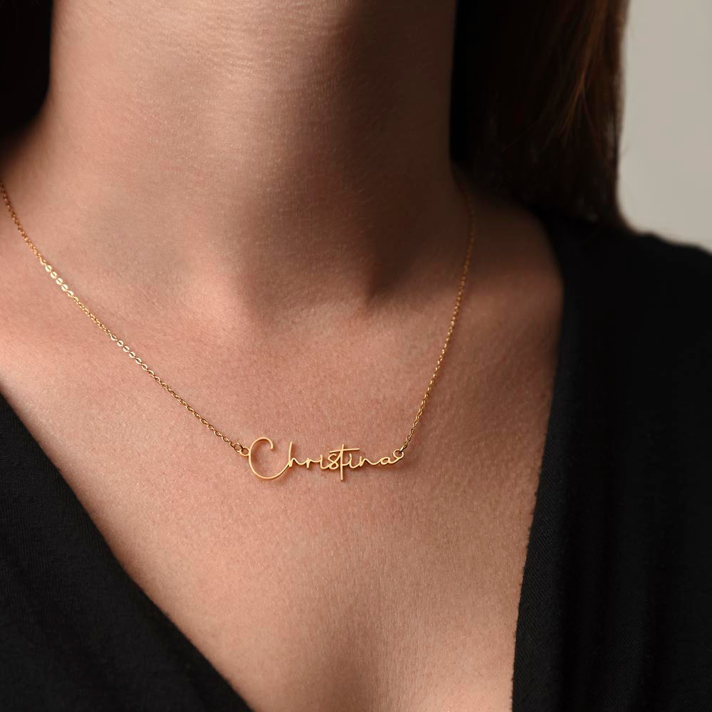 To My Girlfriend Necklace - My Light In The Darkness