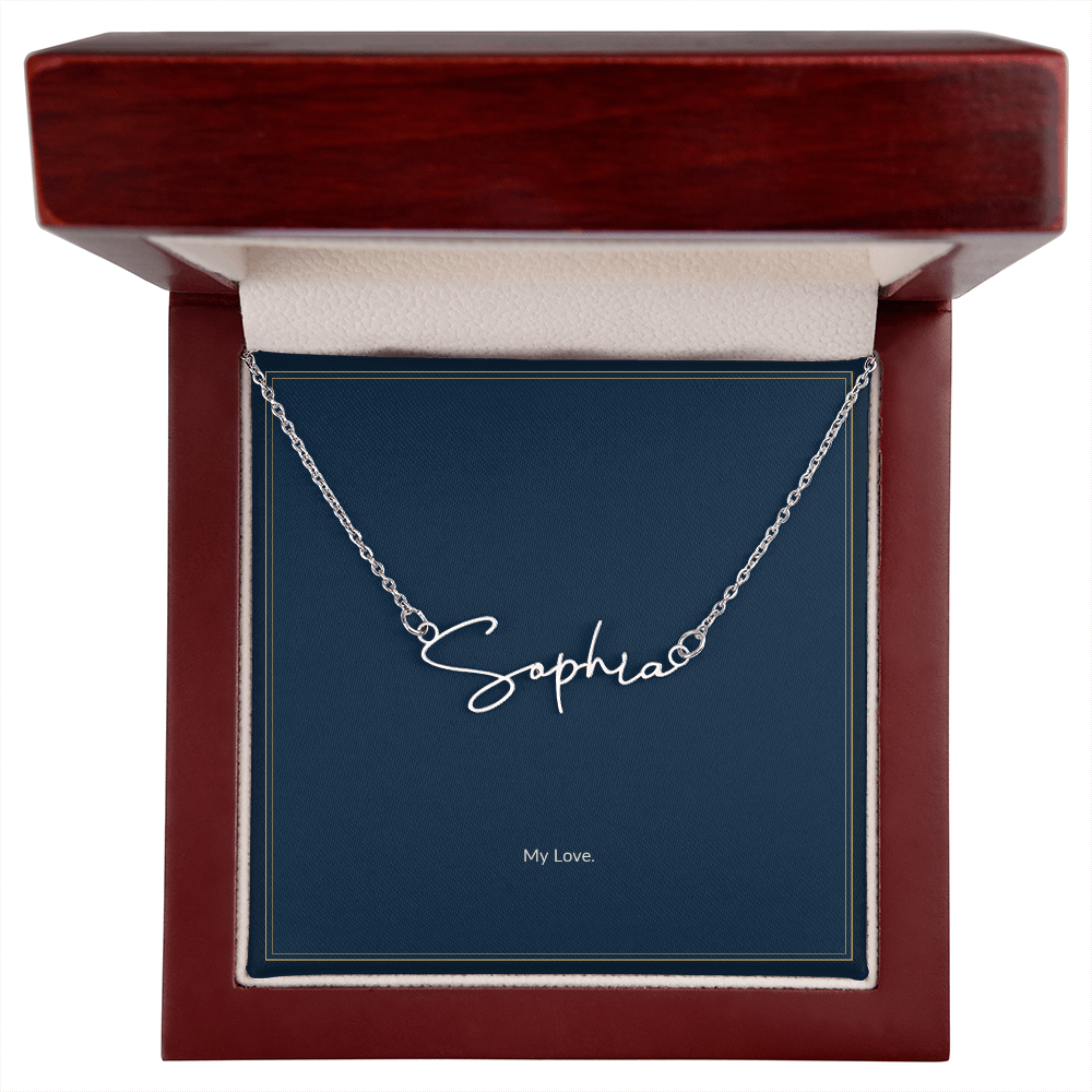 To My Girlfriend Necklace - My Love