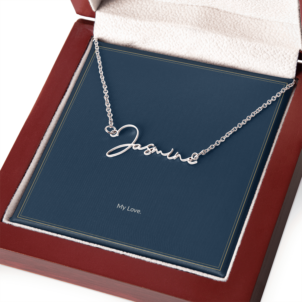 To My Girlfriend Necklace - My Love