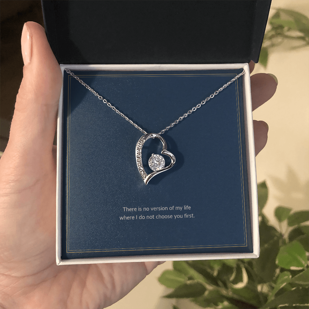 Forever Love necklace, on a keepsake card for Daughter (view 3)
