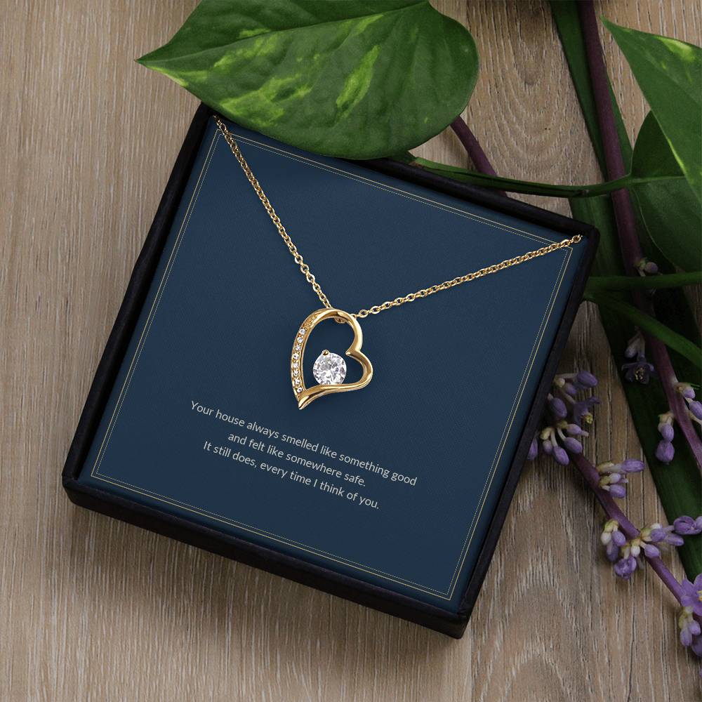 Forever Love necklace, on a keepsake card for Grandma (view 7)